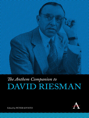 cover image of The Anthem Companion to David Riesman